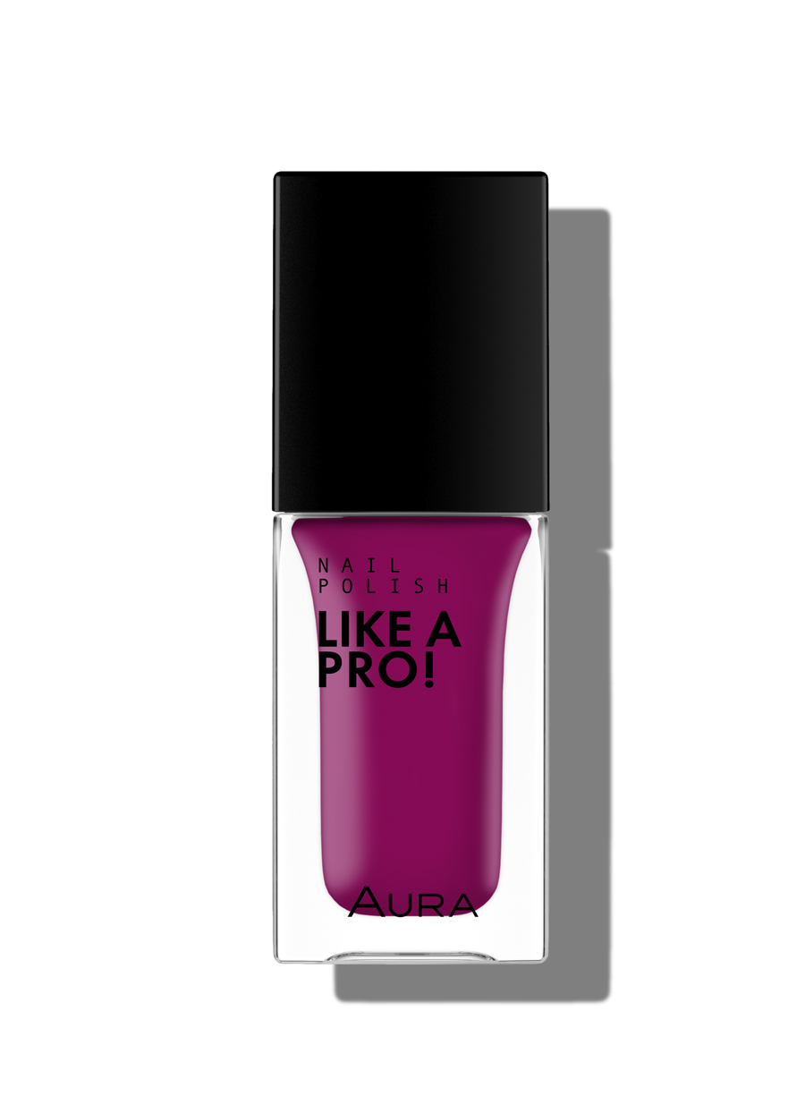 Nail Polish Like a PRO! 124 Purple Red 