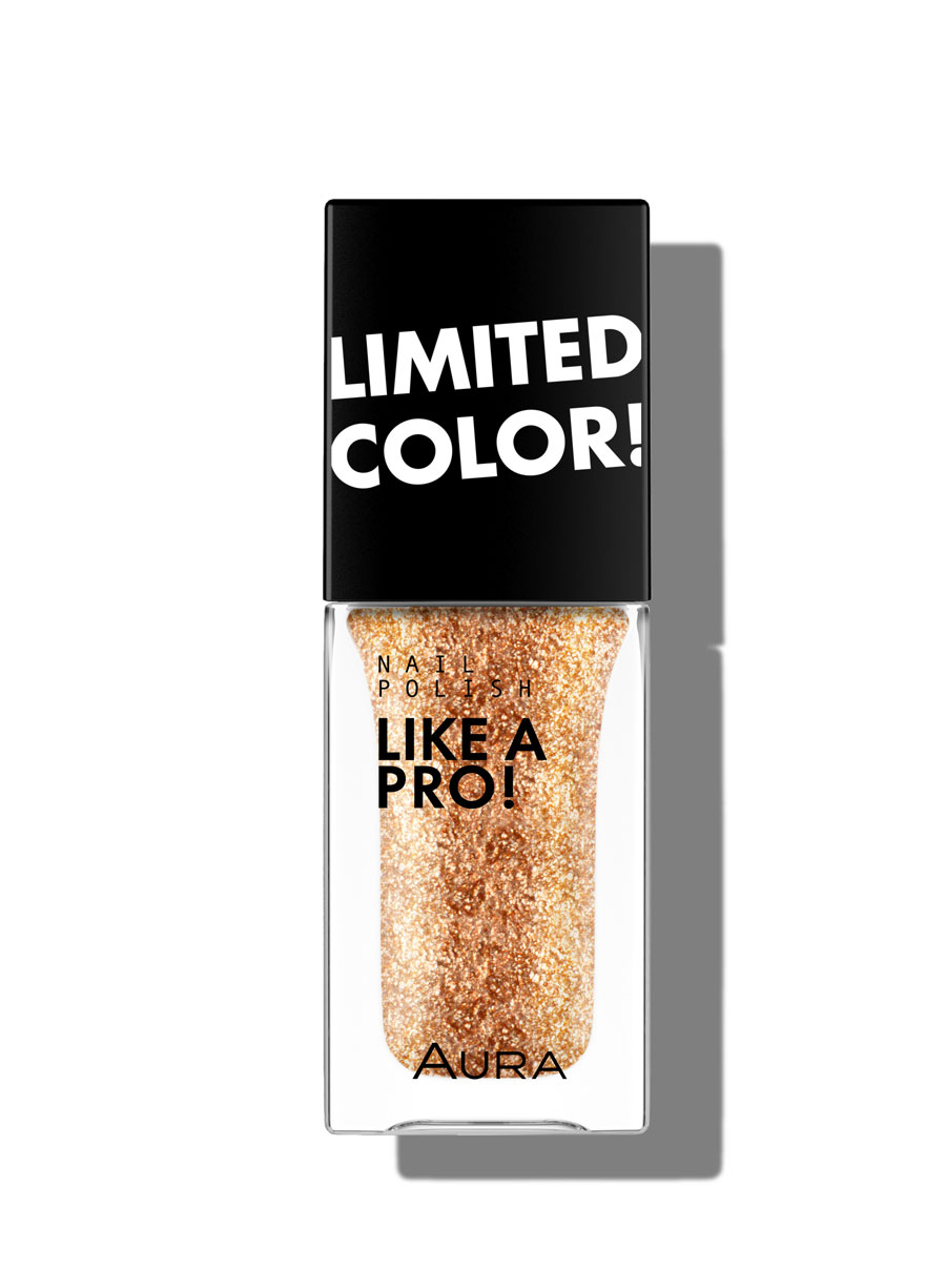 Nail Polish Like a PRO! 154 Cinnamon Sparkle 