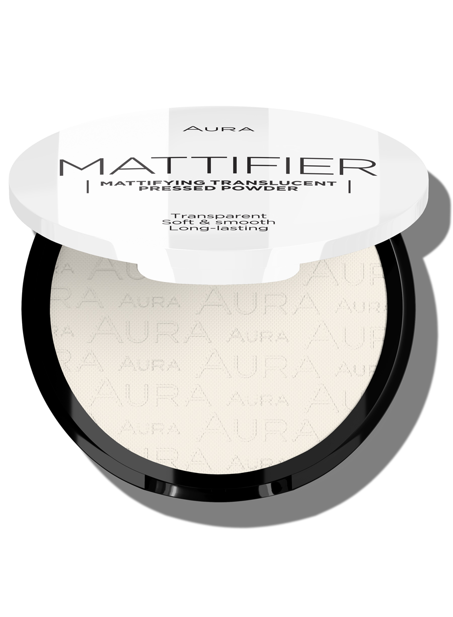 Transparent compact powder MATTIFIER