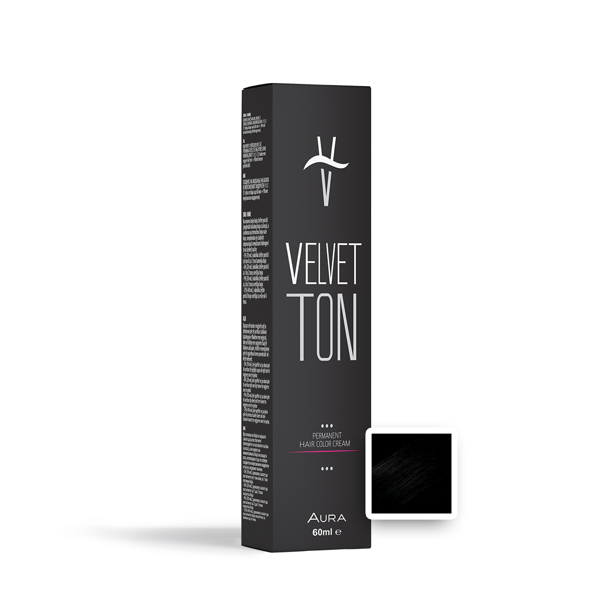 Hair color VELVET TON 1 Black 