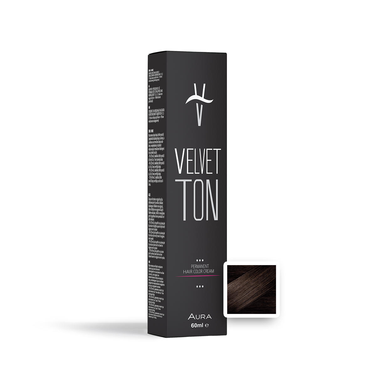 Hair color VELVET TON 3  Dark Chestnut 