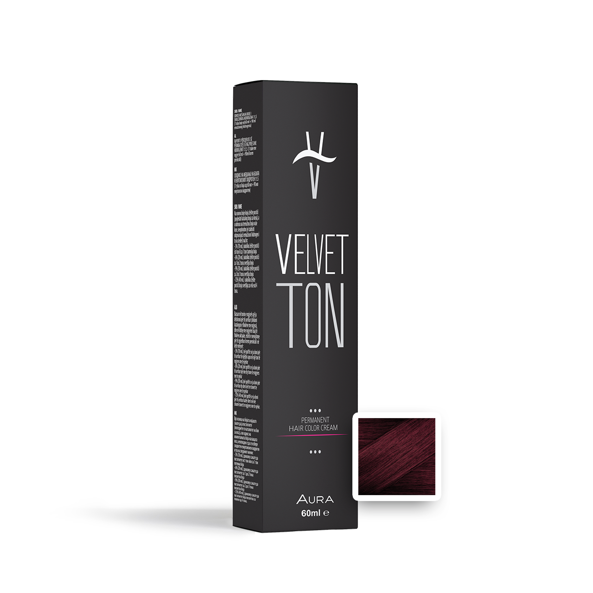 Hair color VELVET TON 4.62 Plum 