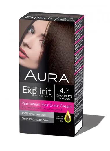 Explicit hair colour 4.7 Chocolate 