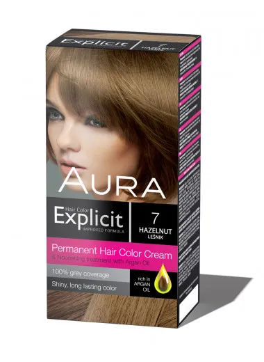 Explicit hair colour 7 Hazelnut 